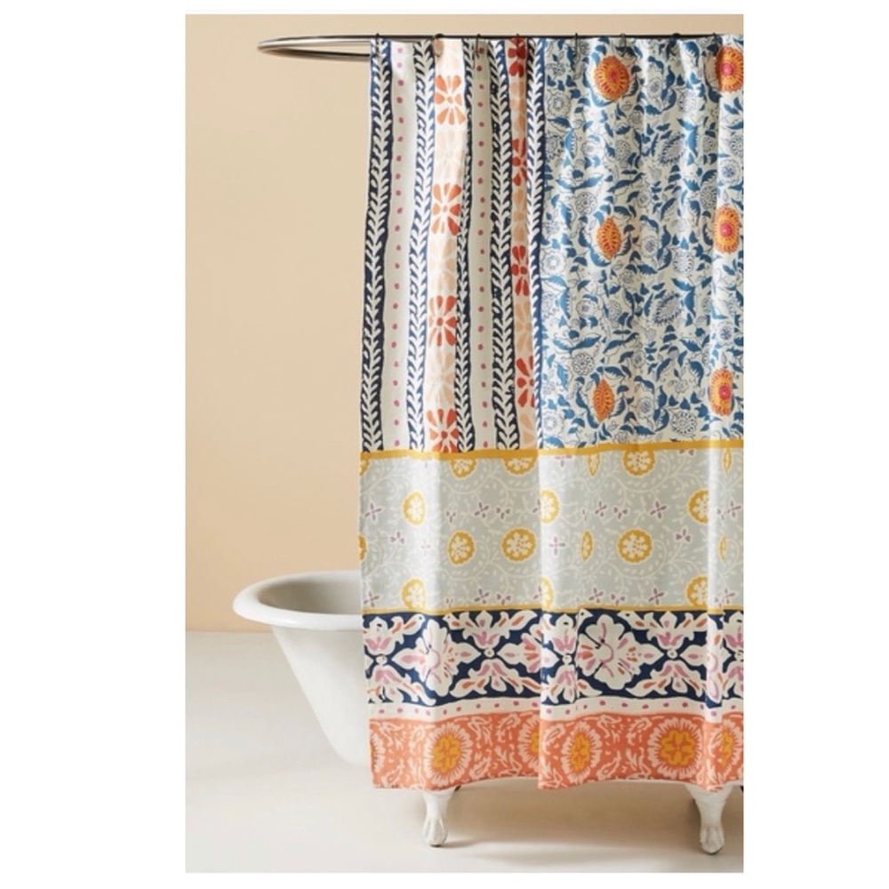 Anthropologie Vivian Shower Curtain